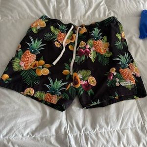 Modern Amusement swim trunks